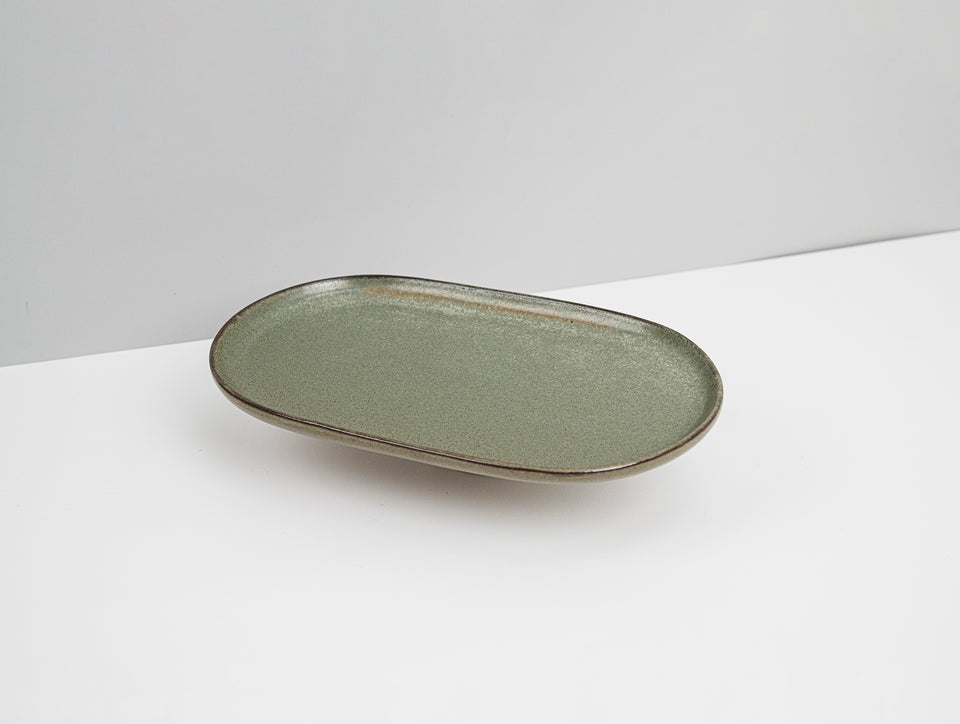 Tapas Plate Oval (S) Camo green